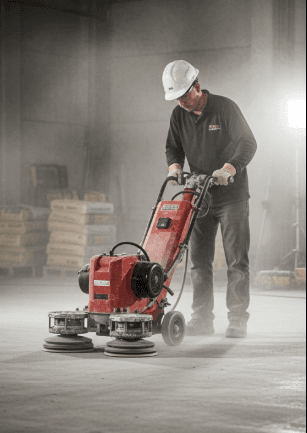 concrete floor grinder operator grip handle